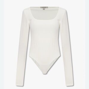 ALLSAINTS Tamie Long Sleeved Bodysuit in Chalk White Size 2 or XS - Brand New